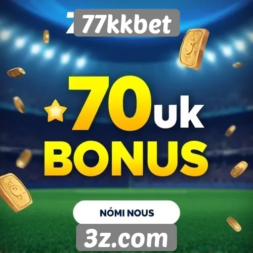 Plataforma 77kkbet tem bônus atrativos para novos usuários